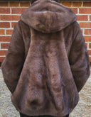 HOODED FUR JACKET