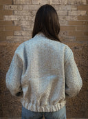 TWEED JACKET - SILVER