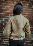 TWEED JACKET- GOLD